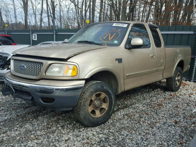 1FTRX18L2XNB68338 - 1999 FORD F150 GOLD photo 2