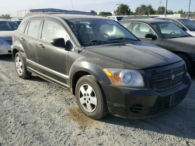 1B3HB28B08D645848 - 2008 DODGE CALIBER BLACK photo 1