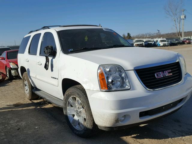 1GKFK33009R198769 - 2009 GMC YUKON SLT WHITE photo 1