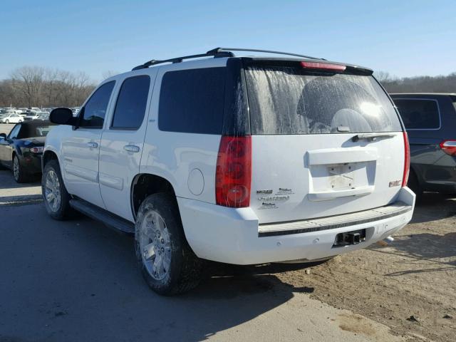 1GKFK33009R198769 - 2009 GMC YUKON SLT WHITE photo 3