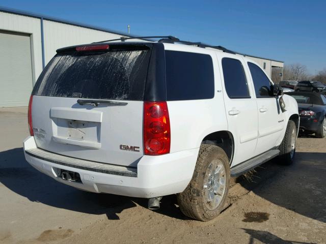 1GKFK33009R198769 - 2009 GMC YUKON SLT WHITE photo 4