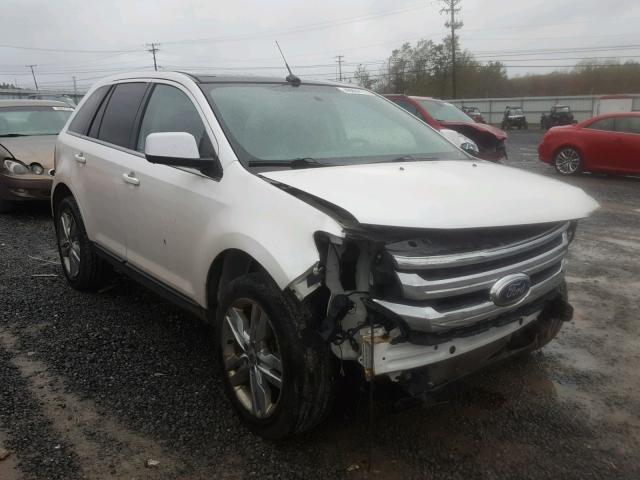 2FMDK4KC2BBA66928 - 2011 FORD EDGE LIMIT WHITE photo 1