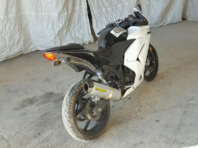 JKAEXMJ158DA06099 - 2008 KAWASAKI EX250 J WHITE photo 4