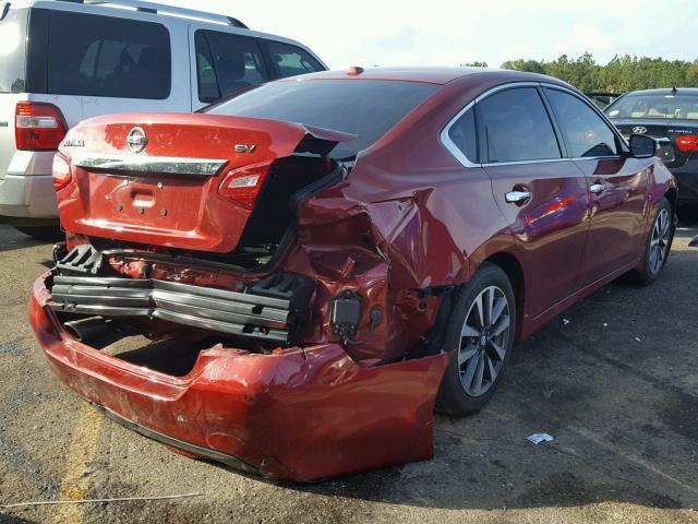 1N4AL3AP7HC184992 - 2017 NISSAN ALTIMA 2.5 RED photo 4