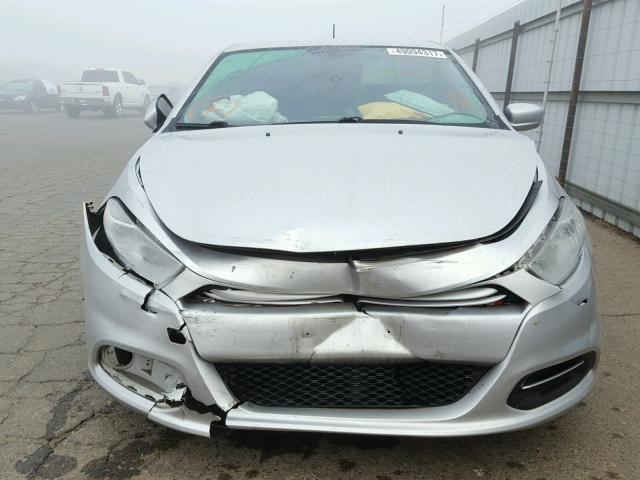 1C3CDFBA6DD151843 - 2013 DODGE DART SXT SILVER photo 9