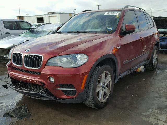 5UXZV4C59CL759741 - 2012 BMW X5 XDRIVE3 MAROON photo 2