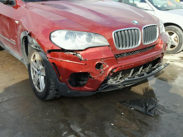 5UXZV4C59CL759741 - 2012 BMW X5 XDRIVE3 MAROON photo 9