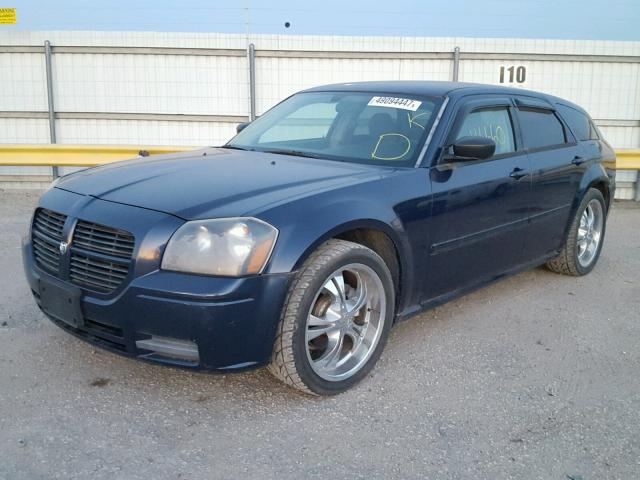 2D4FV47T36H118330 - 2006 DODGE MAGNUM SE BLUE photo 2