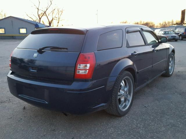 2D4FV47T36H118330 - 2006 DODGE MAGNUM SE BLUE photo 4