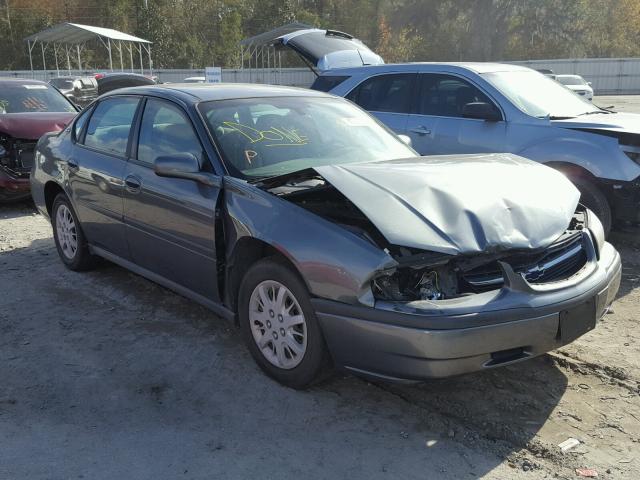 2G1WF52E049188795 - 2004 CHEVROLET IMPALA GRAY photo 1