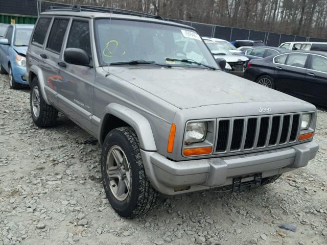 1J4FF58S8YL270321 - 2000 JEEP CHEROKEE C GRAY photo 1