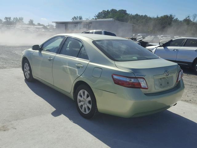 4T1BB46K77U021655 - 2007 TOYOTA CAMRY NEW GREEN photo 3