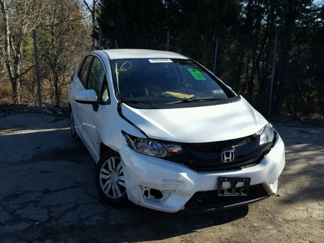 JHMGK5H53HS010865 - 2017 HONDA FIT LX WHITE photo 1