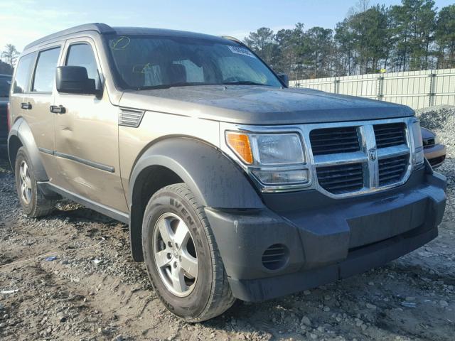 1D8GT28K77W528358 - 2007 DODGE NITRO SXT BROWN photo 1