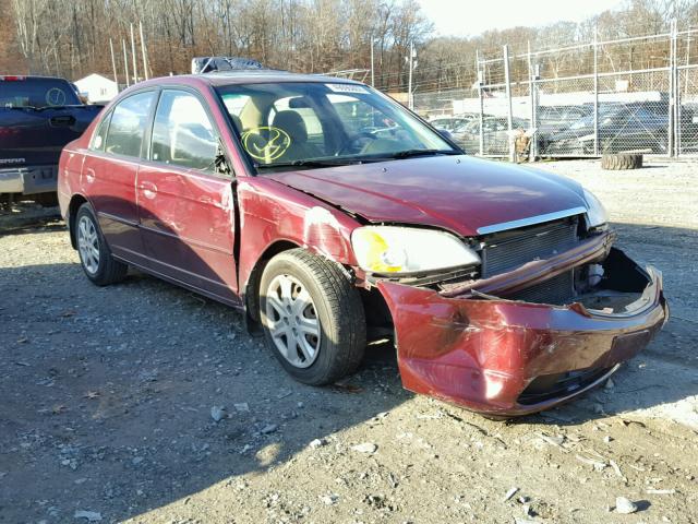 1HGES26733L013717 - 2003 HONDA CIVIC EX 栗色 照片 1