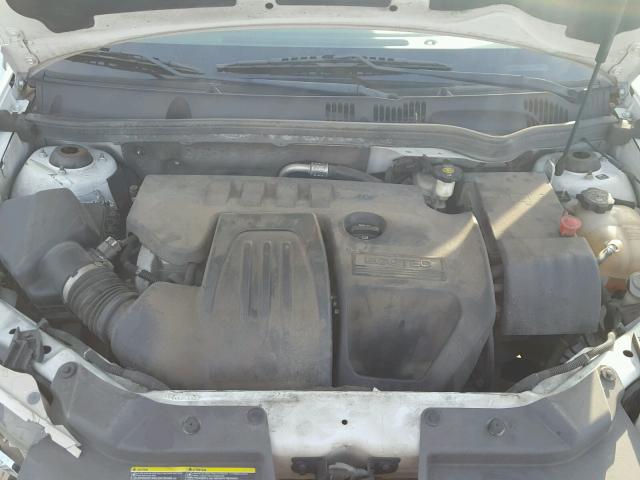 1G1AK58F387267326 - 2008 CHEVROLET COBALT LS WHITE photo 7