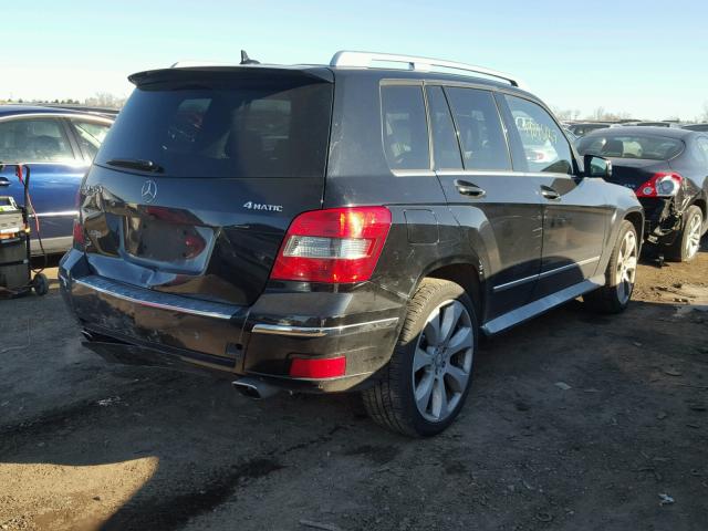 WDCGG8HB8AF434352 - 2010 MERCEDES-BENZ GLK 350 4M BLACK photo 4