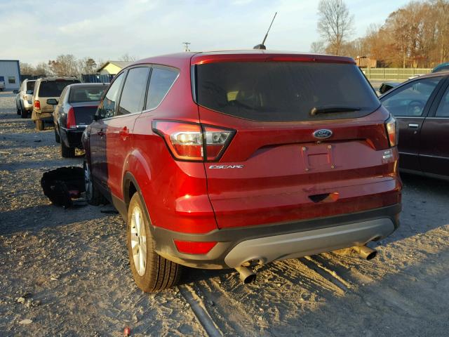 1FMCU9GD6HUC08981 - 2017 FORD ESCAPE SE RED photo 3