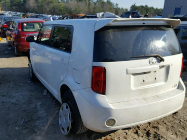 JTLKE50E581031337 - 2008 TOYOTA SCION XB WHITE photo 3