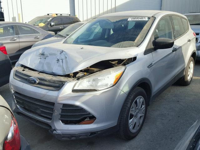 1FMCU0F73DUA21165 - 2013 FORD ESCAPE S SILVER photo 2