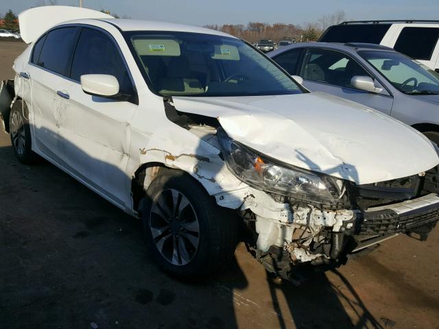 1HGCR2F39DA199079 - 2013 HONDA ACCORD LX WHITE photo 1