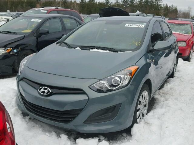 KMHD25LHXEU167679 - 2014 HYUNDAI ELANTRA GT GREEN photo 2