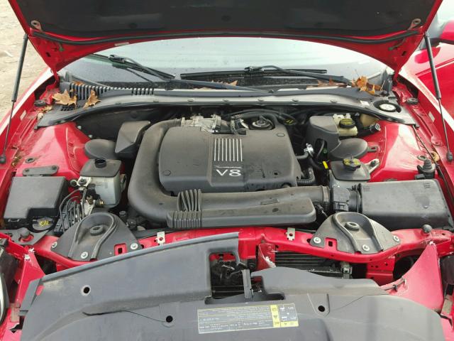 1FAHP60A82Y125171 - 2002 FORD THUNDERBIR RED photo 7