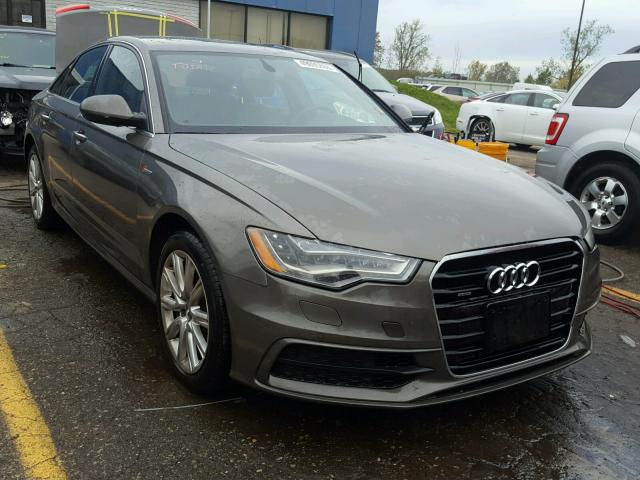 WAUHGAFC1DN117632 - 2013 AUDI A6 PRESTIG GRAY photo 1