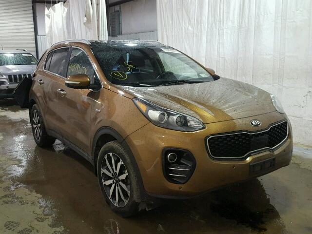 KNDPNCAC8H7085120 - 2017 KIA SPORTAGE E BROWN photo 1