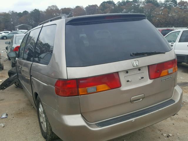 5FNRL186X4B082890 - 2004 HONDA ODYSSEY EX GOLD photo 3