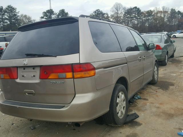 5FNRL186X4B082890 - 2004 HONDA ODYSSEY EX GOLD photo 4