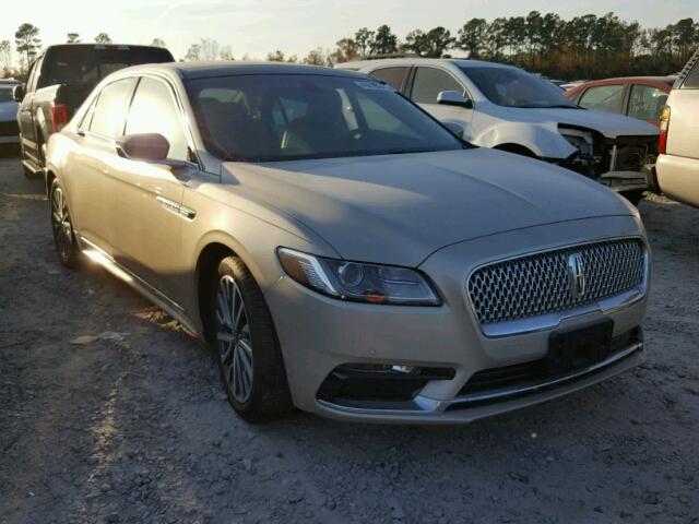 1LN6L9SKXH5631630 - 2017 LINCOLN CONTINENTA TAN photo 1