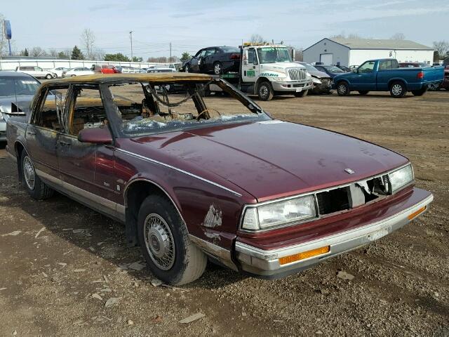 1G3CW54C4K1309951 - 1989 OLDSMOBILE 98 REGENCY MAROON photo 1