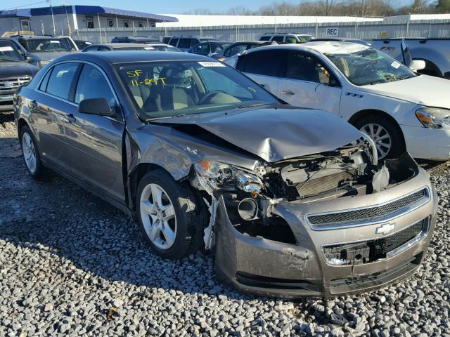 1G1ZB5EB2A4150252 - 2010 CHEVROLET MALIBU LS GRAY photo 1