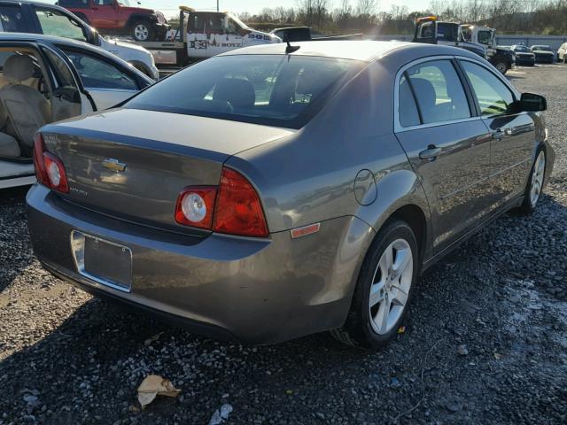 1G1ZB5EB2A4150252 - 2010 CHEVROLET MALIBU LS GRAY photo 4