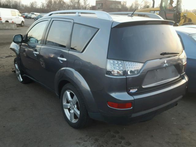 JA4MT41XX7U007689 - 2007 MITSUBISHI OUTLANDER GRAY photo 3