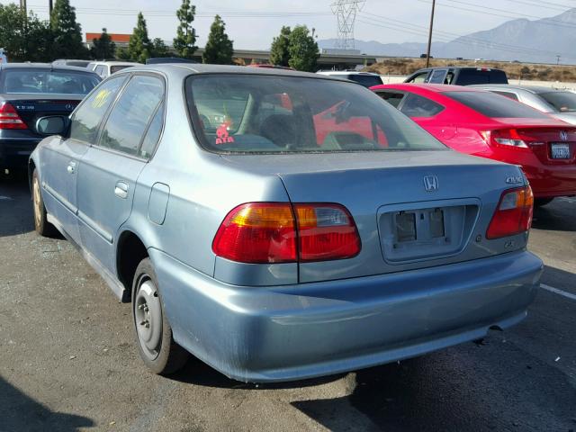 1HGEJ8647YL059537 - 2000 HONDA CIVIC EX 蓝色 照片 3