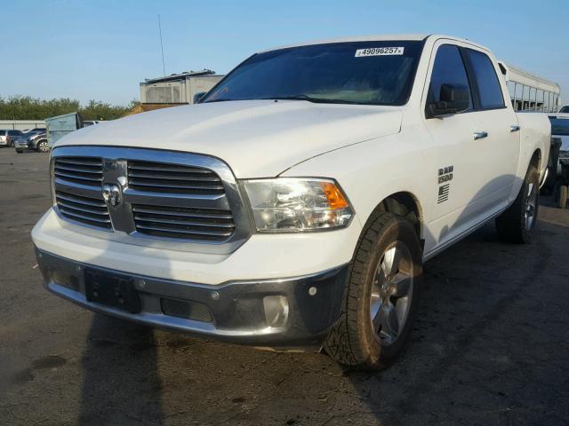 1C6RR7LG2ES164075 - 2014 RAM 1500 SLT WHITE photo 2