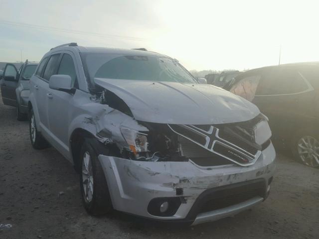 3C4PDDBG5ET154251 - 2014 DODGE JOURNEY SX SILVER photo 1