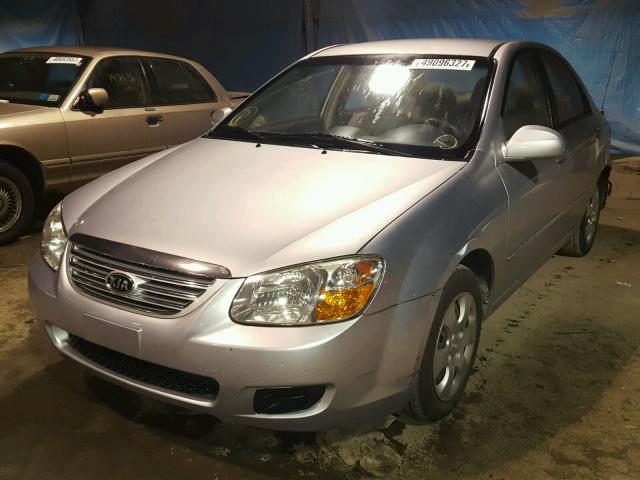 KNAFE121275400353 - 2007 KIA SPECTRA EX SILVER photo 2