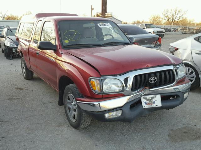 5TEVL52N82Z084221 - 2002 TOYOTA TACOMA XTR BURGUNDY photo 1