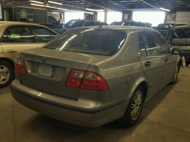 YS3ED49A453508063 - 2005 SAAB 9-5 ARC GRAY photo 4