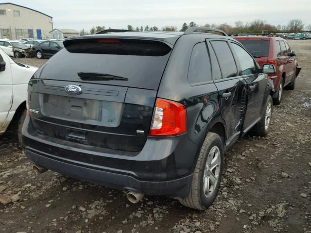 2FMDK4GC2DBB89849 - 2013 FORD EDGE SE BLACK photo 4