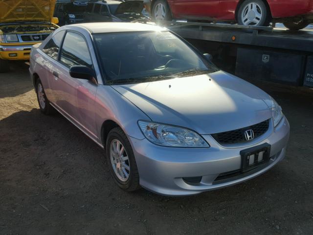 1HGEM21834L062976 - 2004 HONDA CIVIC HX BLUE photo 1