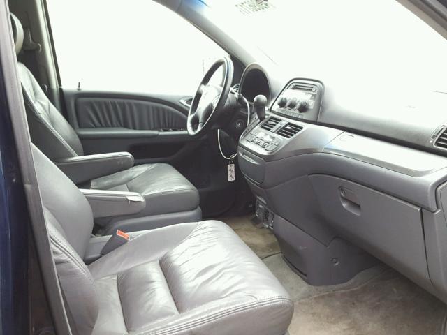 5FNRL38656B119830 - 2006 HONDA ODYSSEY EX BLUE photo 5