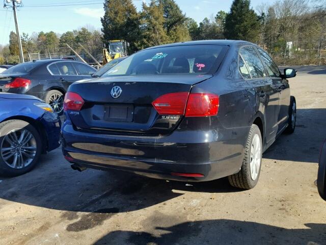 3VWDP7AJ6CM320015 - 2012 VOLKSWAGEN JETTA SE Qara foto 4