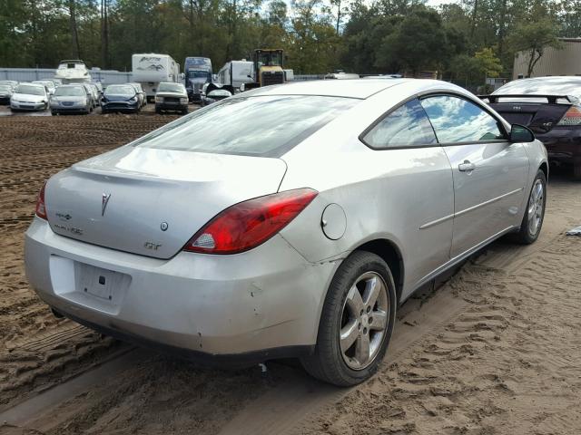 1G2ZH158464249184 - 2006 PONTIAC G6 GT SILVER photo 4