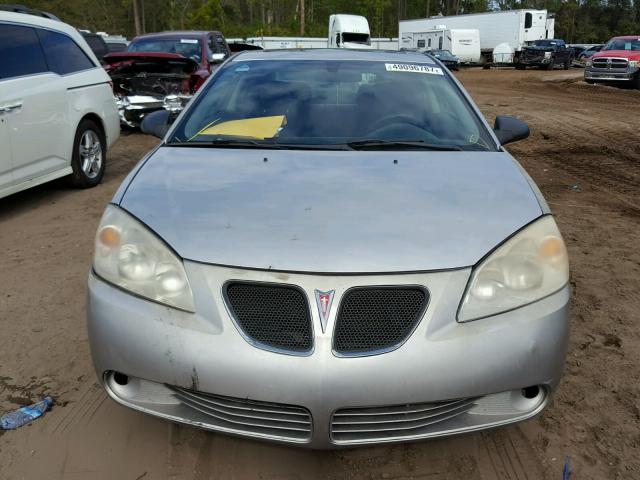 1G2ZH158464249184 - 2006 PONTIAC G6 GT SILVER photo 9