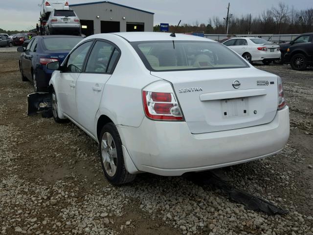 3N1AB61E19L694020 - 2009 NISSAN SENTRA 2.0 WHITE photo 3