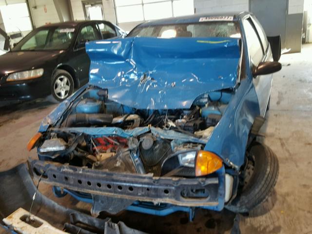 2C1MR2466P6701304 - 1993 GEO METRO BLUE photo 9